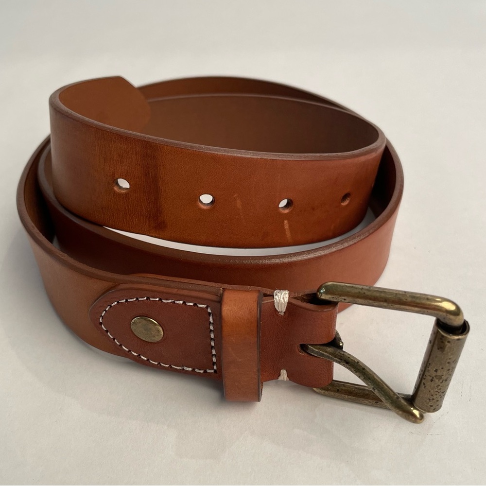 J Crew Genuine Italian Leather Belt Size 32